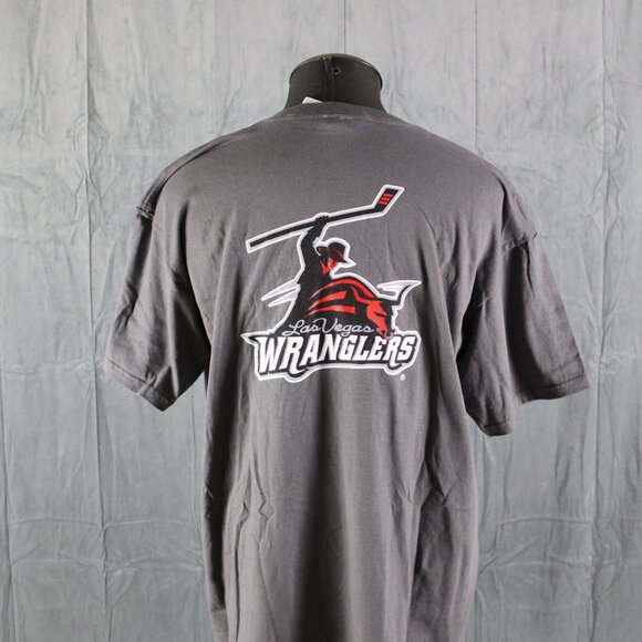 Las Vegas Wranglers Shirt (Retro) - Original Logos ECHL - Men's XL (NWT) - Picture 5 of 10